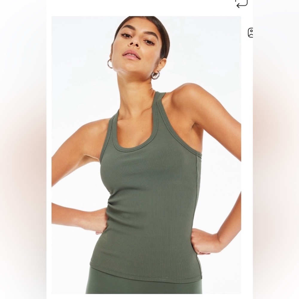 ALL ACCESS NIB Bandier  Session Tank in Thyme
